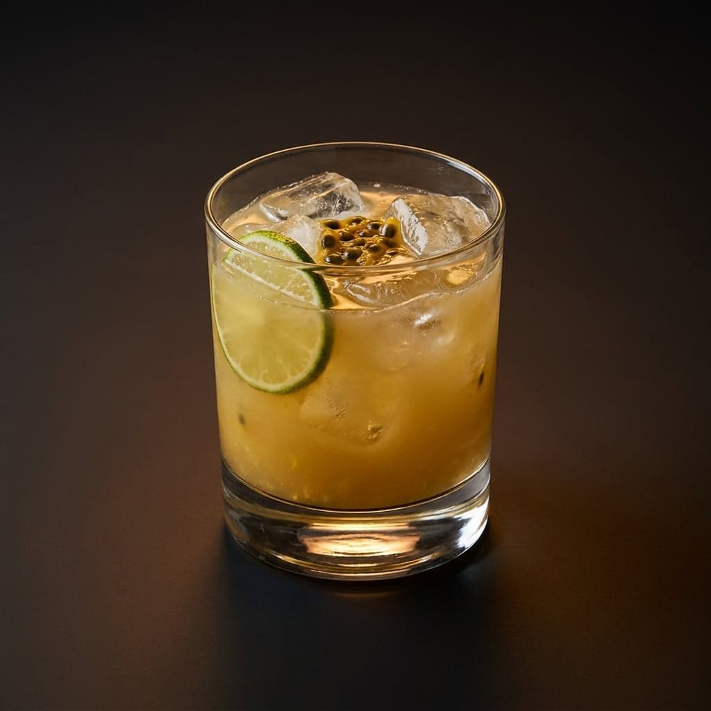 A Selecao Rum cocktail in a Rocks glass
