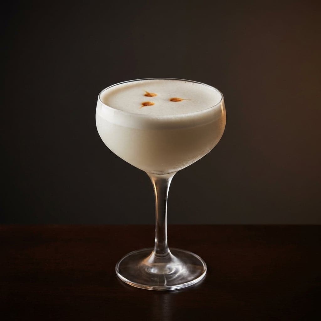 The Equalizer Gin cocktail in a Coupe glass