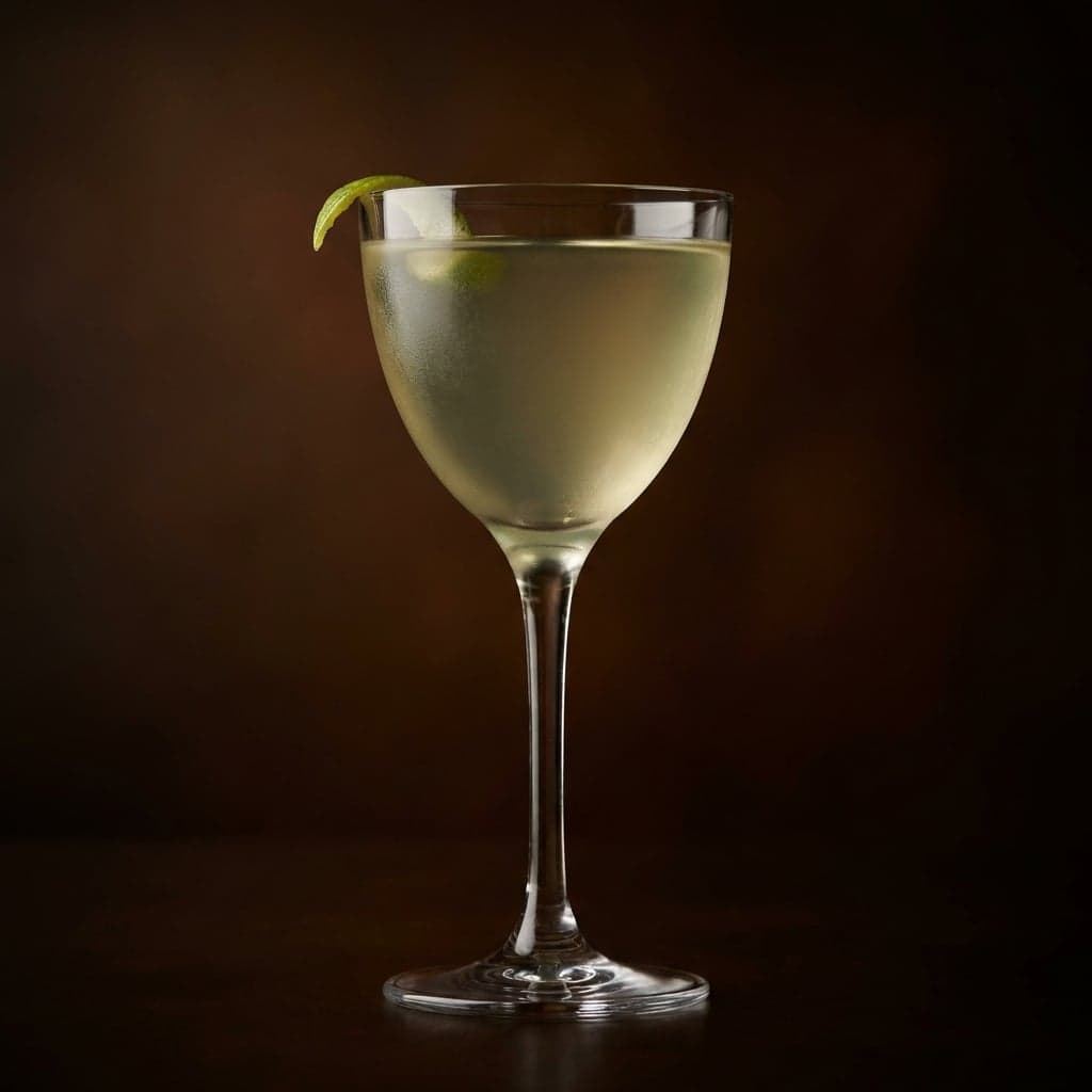 Alpine Gimlet Gin cocktail in a Cocktail glass