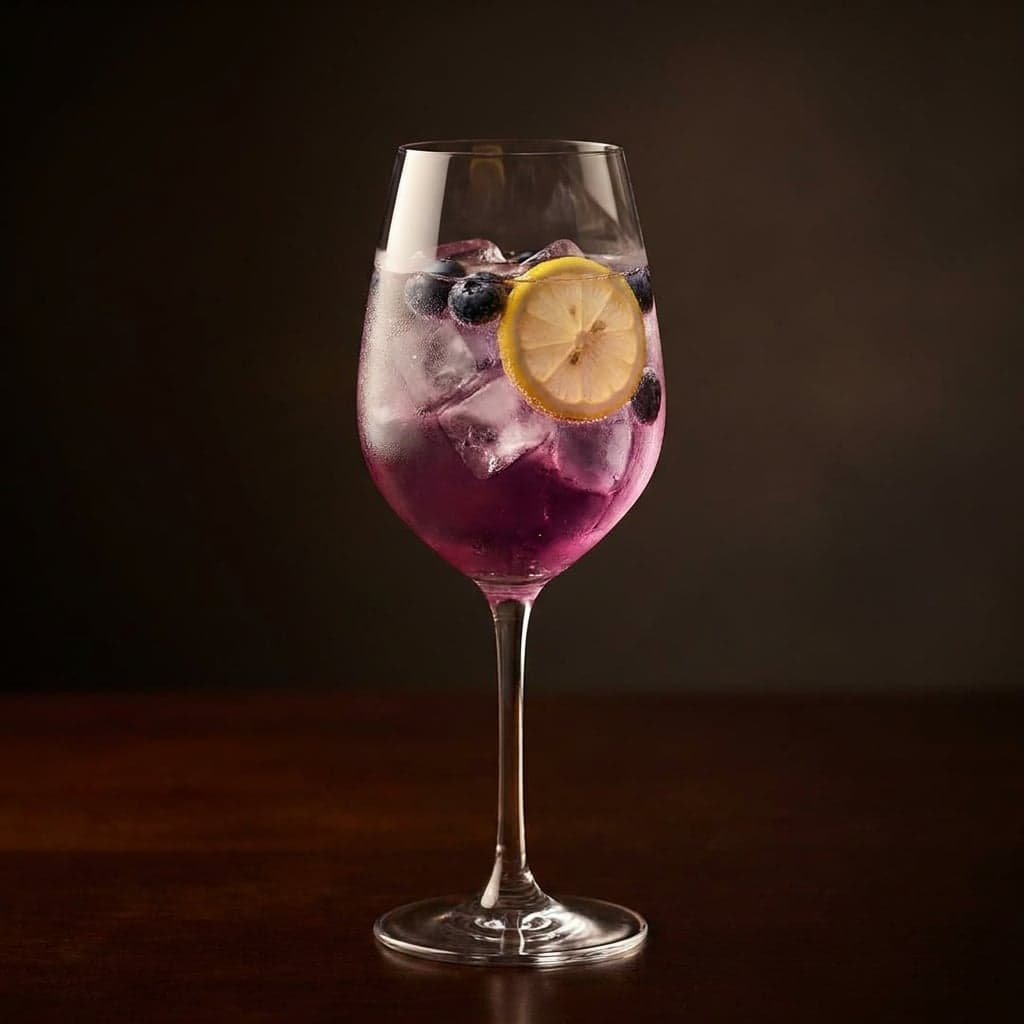 Liberty Spritz Gin cocktail in a Wine glass