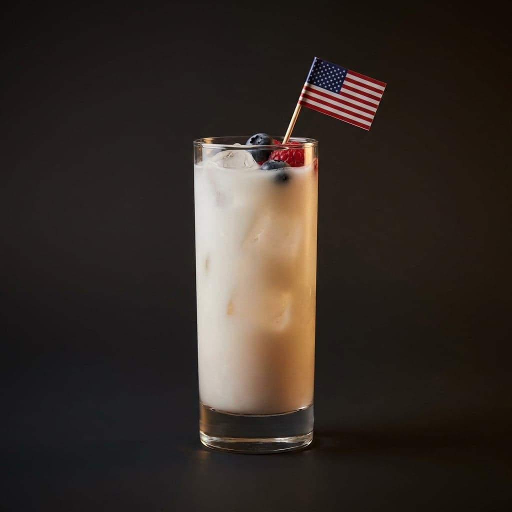 Old Glory Rum cocktail in a Highball glass