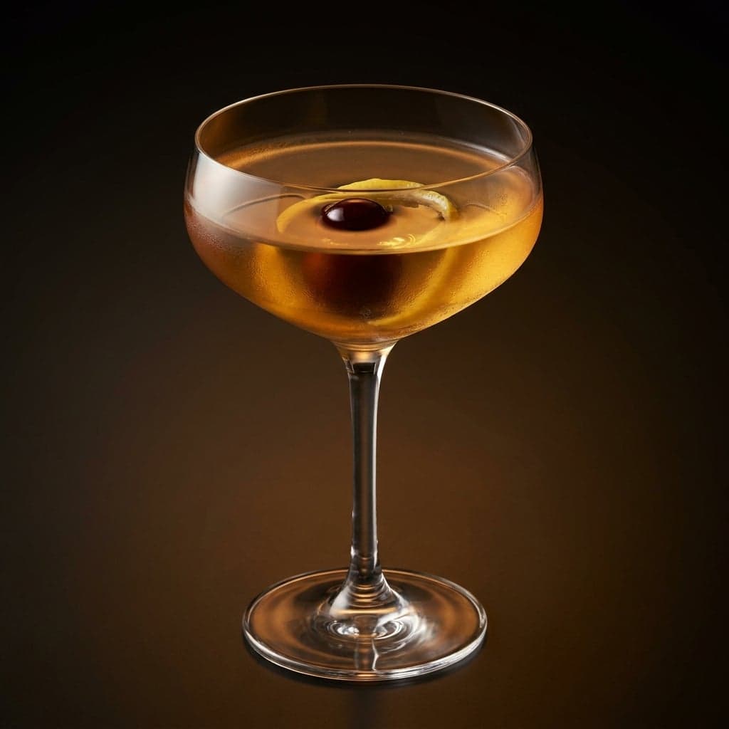 The Spirit of '76 Bourbon cocktail in a Coupe glass
